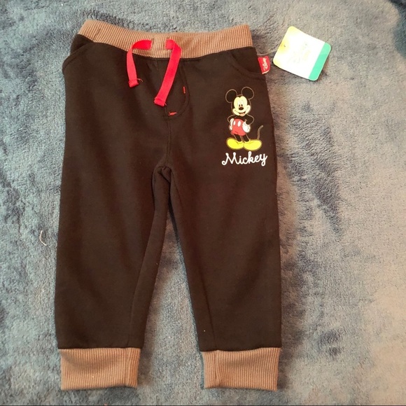Disney Other - Disney Baby Infant Boys Black Sweat Pants NWT